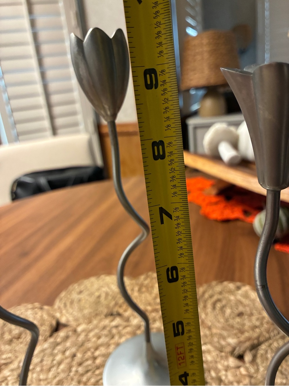 PartyLite candlesticks dancing slims set of 3 - Picture 9 of 10